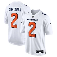 Denver Broncos Patrick Surtain II Tundra White Nike Game Jersey
