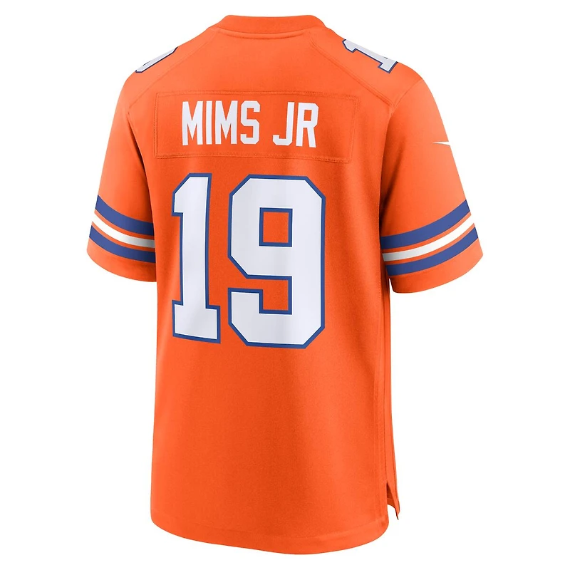 Denver Broncos Marvin Mims Jr. Orange Mile High Collection 1977 Throwback Nike Game Jersey