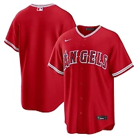 Los Angeles Angels Blank Red Nike Alternate Replica Jersey