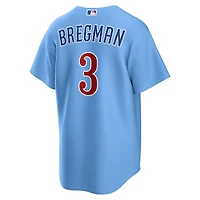 Chicago Cubs Alex Bregman Light Blue Alternate Nike Replica Jersey