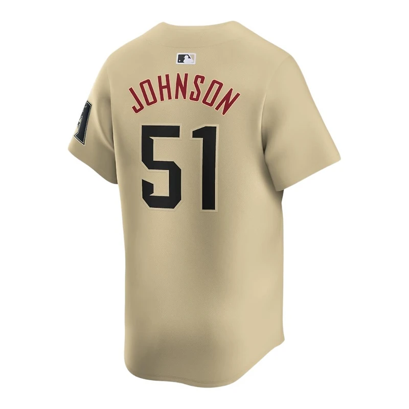 Arizona Diamondbacks Randy Johnson Tan City Connect Nike MLB Limited Jersey