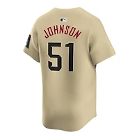 Arizona Diamondbacks Randy Johnson Tan City Connect Nike MLB Limited Jersey