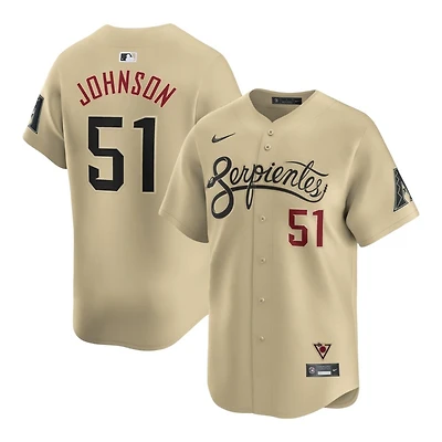 Arizona Diamondbacks Randy Johnson Tan City Connect Nike MLB Limited Jersey