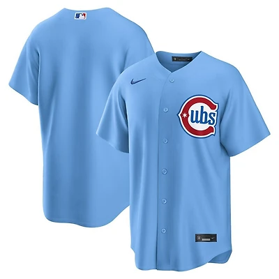 Chicago Cubs Light Blue Alternate Blank Nike Replica Jersey