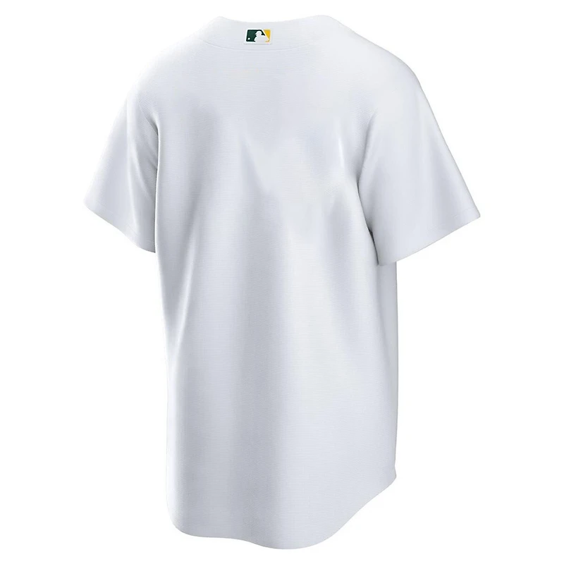 Oakland Athletics White Home Blank Nike Replica Jersey