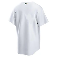 Oakland Athletics White Home Blank Nike Replica Jersey