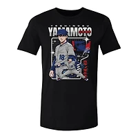 Los Angeles Dodgers Yoshinobu Yamamoto Black D Anime 500 Level T-Shirt