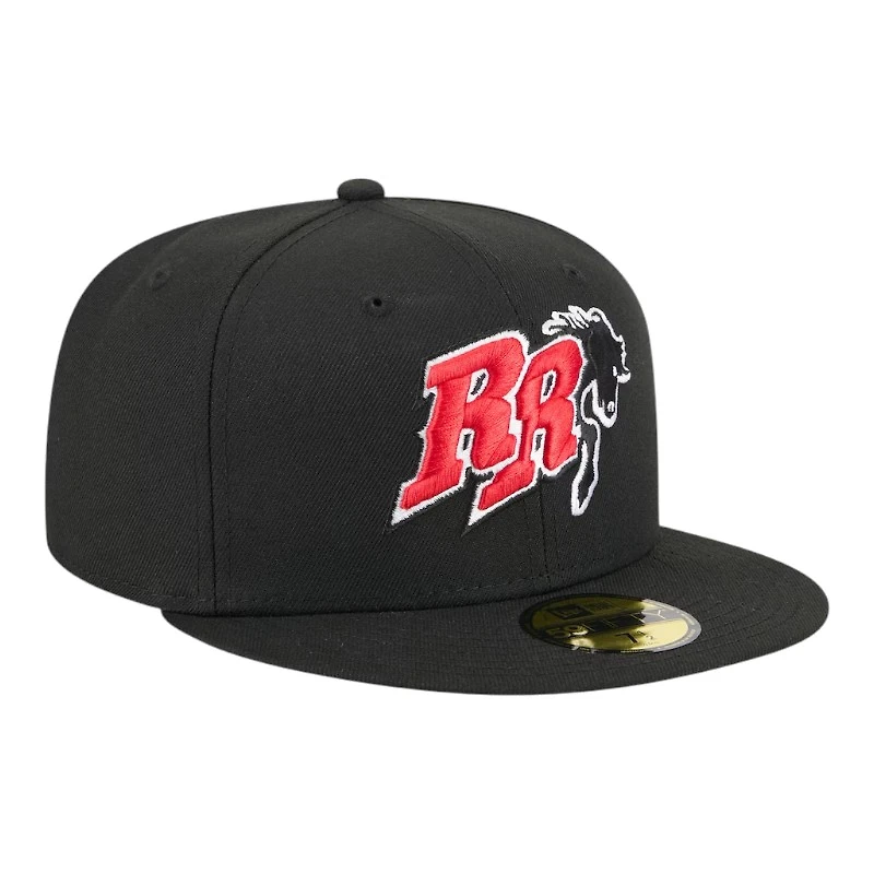 Frisco Rough Riders Black Theme Nights MiLB 59FIFTY Fitted Hat