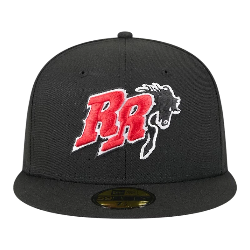 Frisco Rough Riders Black Theme Nights MiLB 59FIFTY Fitted Hat