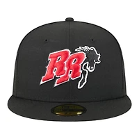 Frisco Rough Riders Black Theme Nights MiLB 59FIFTY Fitted Hat