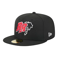 Frisco Rough Riders Black Theme Nights MiLB 59FIFTY Fitted Hat