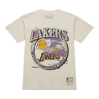 Los Angeles Lakers Natural Crown Jewel Mitchell & Ness Short Sleeve T-Shirt