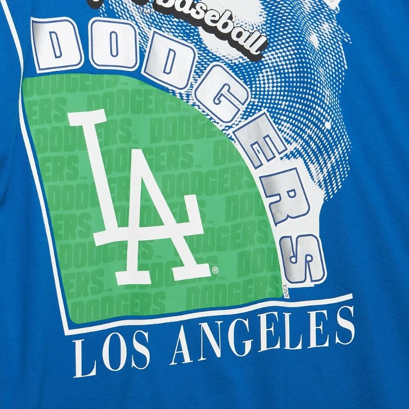 Los Angeles Dodgers Royal Blue Cooperstown Collection Logo Blast Mitchell & Ness Short Sleeve T-Shirt