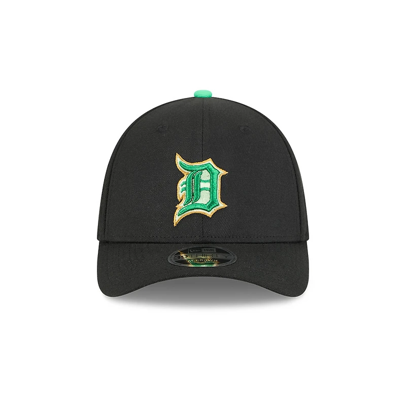 Detroit Tigers Black 2026 St. Patricks Day New Era 39THIRTY M-Crown Stretch Fit Hat