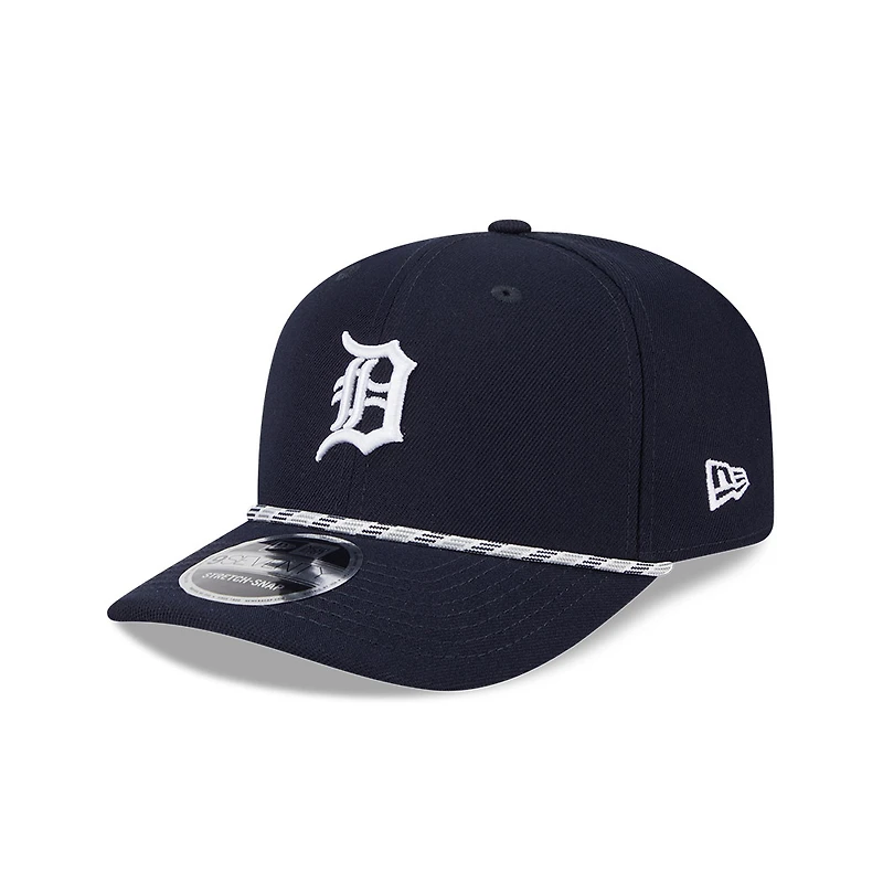 Detroit Tigers Navy Multi Rope New Era 9SEVENTY Stretch Snapback Hat