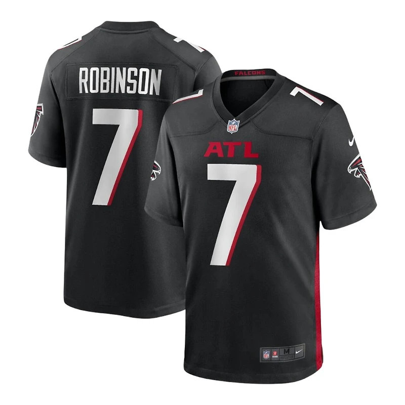 Atlanta Falcons Bijan Robinson Black Nike Home Game Jersey