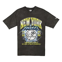 New York Yankees Black Lightning Storm Era T-Shirt