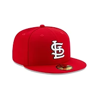Youth St. Louis Cardinals Red Authentic Collection On-Field Game New Era 59FIFTY Fitted Hat