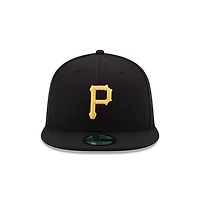 Youth Pittsburgh Pirates Black Authentic Collection On-Field Game New Era 59FIFTY Fitted Hat