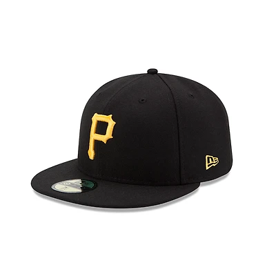 Youth Pittsburgh Pirates Black Authentic Collection On-Field Game New Era 59FIFTY Fitted Hat