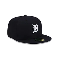 Youth Detroit Tigers Navy Authentic Collection On-Field Game New Era 59FIFTY Fitted Hat
