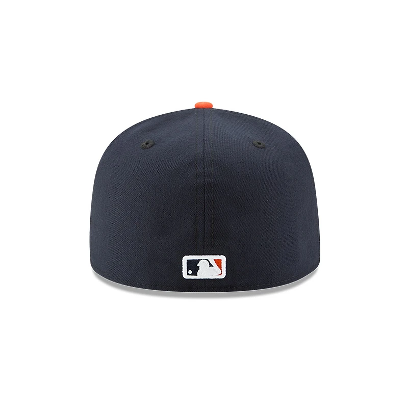 Youth Detroit Tigers Orange on Navy Authentic Collection On-Field Game New Era 59FIFTY Fitted Hat