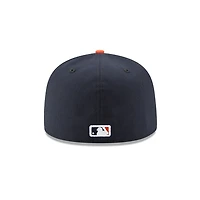 Youth Detroit Tigers Orange on Navy Authentic Collection On-Field Game New Era 59FIFTY Fitted Hat