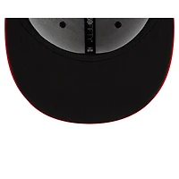 Youth Cleveland Guardians Navy and Red Authentic Collection On-Field Game New Era 59FIFTY Fitted Hat
