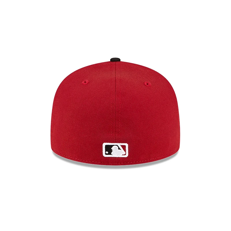 Youth Arizona Diamonbacks Red and Black Authentic Collection On-Field Game New Era 59FIFTY Fitted Hat