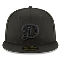 Los Angeles Dodgers Black Basic "D" Logo New Era 59FIFTY Fitted Hat