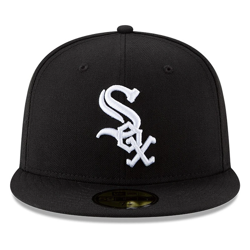 Chicago White Sox Black Wool New Era 59FIFTY Fitted Hat