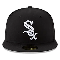 Chicago White Sox Black Wool New Era 59FIFTY Fitted Hat