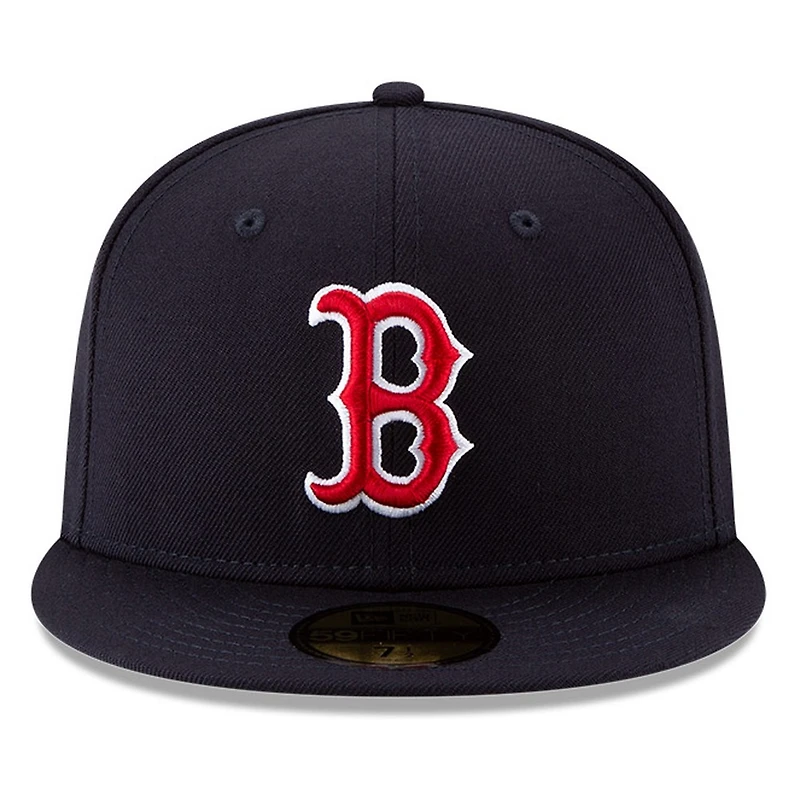 Boston Red Sox Navy Wool New Era 59FIFTY Fitted Hat