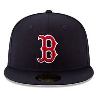 Boston Red Sox Navy Wool New Era 59FIFTY Fitted Hat