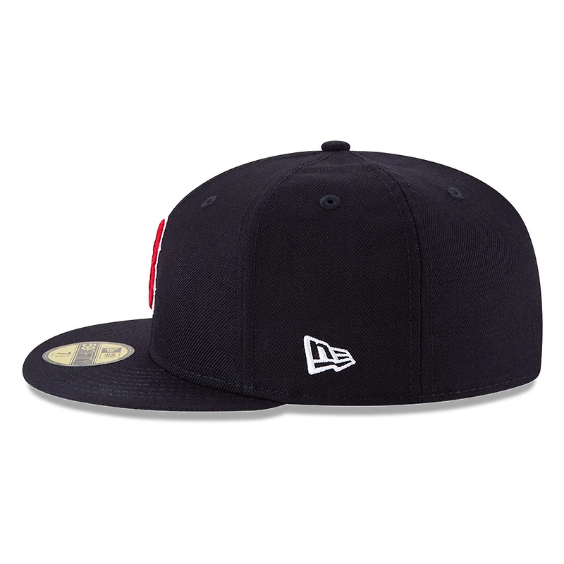 Boston Red Sox Navy Wool New Era 59FIFTY Fitted Hat