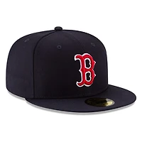 Boston Red Sox Navy Wool New Era 59FIFTY Fitted Hat