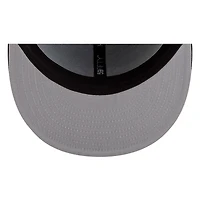 Houston Astros Black and White Basic New Era 59FIFTY Fitted Hat