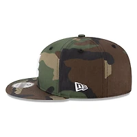 Atlanta Braves Woodland Camo Basic New Era 9FIFTY Snapback Hat