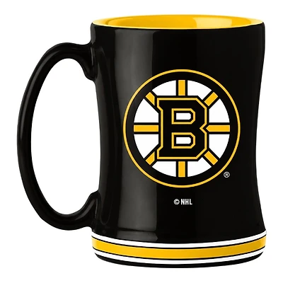 Boston Bruins Team Color Relief Mug