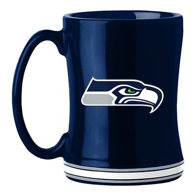 Seattle Seahawks Team Color Relief Mug