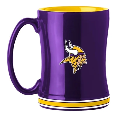 Minnesota Vikings Team Color Relief Mug