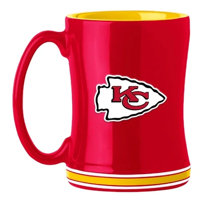 Kansas City Chiefs Team Color Relief Mug