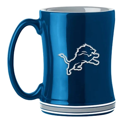 Detroit Lions Team Color Relief Mug