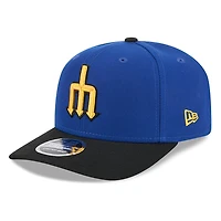 Seattle Mariners Royal Blue City Connect New Era 9SEVENTY Stretch-Snap Hat