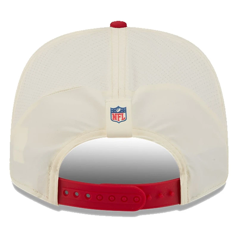 San Francisco 49ers Cream and Scarlet 2026 NFL Training Camp New Era 9SEVENTY Adjustable Hat