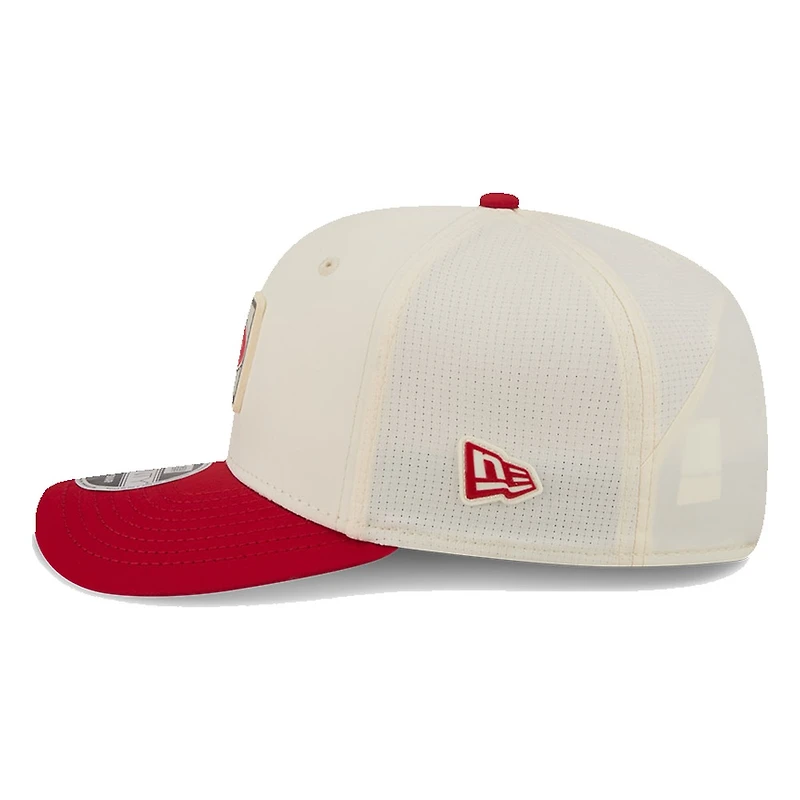 San Francisco 49ers Cream and Scarlet 2026 NFL Training Camp New Era 9SEVENTY Adjustable Hat