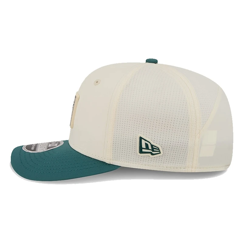 Philadelphia Eagles Cream and Midnight Green 2026 NFL Training Camp New Era 9SEVENTY Adjustable Hat