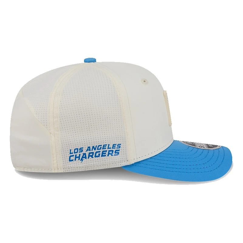 Los Angeles Chargers Cream and Powder Blue 2026 NFL Training Camp New Era 9SEVENTY Adjustable Hat