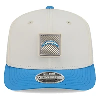 Los Angeles Chargers Cream and Powder Blue 2026 NFL Training Camp New Era 9SEVENTY Adjustable Hat