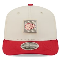 Kansas City Chiefs Cream and Red 2026 NFL Training Camp New Era 9SEVENTY Adjustable Hat